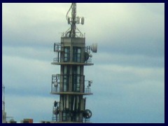 Murcia new part 07 - communications tower on top of a residential building